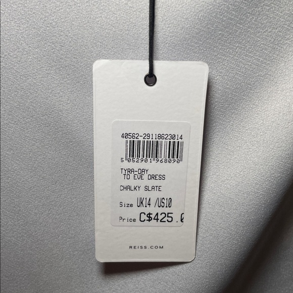 Reiss Tyra Ruffle-Detail Dress sz 10 - Picture 10 of 15